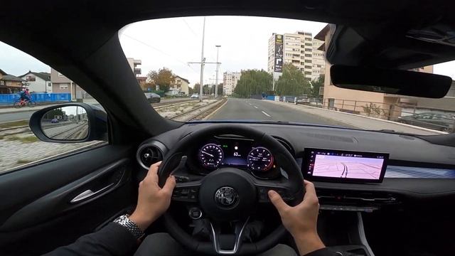 2022 Alfa Romeo TONALE [1.5 Hybrid, 130 HP] POV Test ride #38 CARiNIK смотреть онлайн