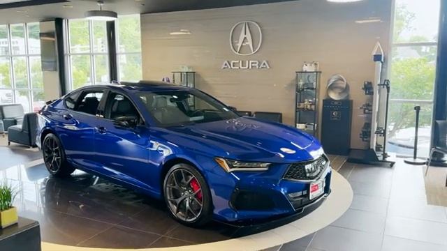 2023 Acura TLX Type S Apex Blue Pearl WALKAROUND смотреть онлайн