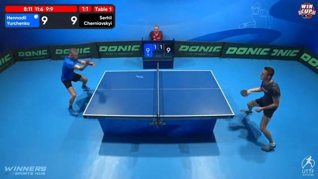 14:30 Hennadii Yurchenko 3-2 Serhii Cherniavskyi West 3 WIN CUP 18.09.2022 | TABLE TENNIS WINCUP смотреть онлайн