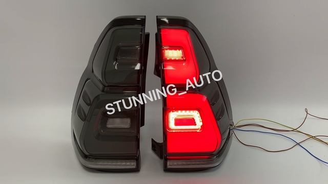 Фонари задние Toyota Land Cruiser Prado 120 тонированные смотреть онлайн