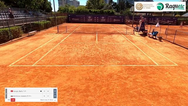 Berfu Cengiz (TUR) vs. [5] Isabella Shinikova (BUL), R2 main draw Del Monte Lisboa Belem Open смотреть онлайн