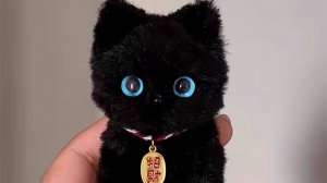 Туториал на поделки из пушистой проволоки - котик