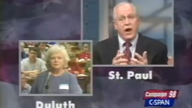 Minnesota gubernatorial election, 1998 4th Debate смотреть онлайн