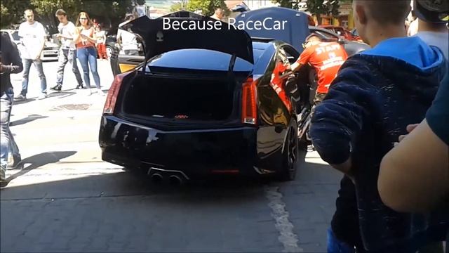 Cadillac CTS Coupe 6.2 Supercharged 800 HP Brutal Sound REVS Hunedoara Tuning 2017 - by Adi Gros смотреть онлайн