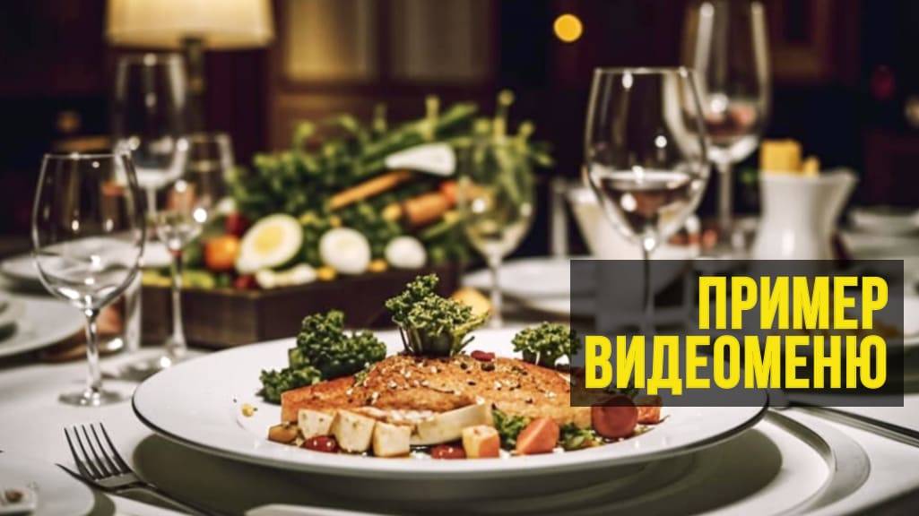 Пример Видеоменю для Ресторана смотреть онлайн