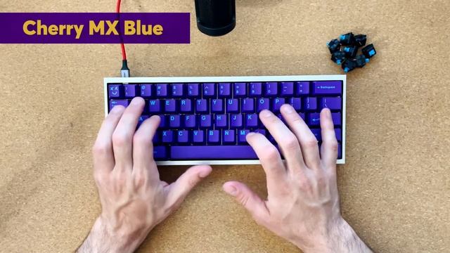 The Ultimate CHERRY MX BLUE Sound Test | Classic Clicky Switch! смотреть онлайн