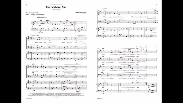 Everywhere, You (SATB) - Debra Scroggins смотреть онлайн