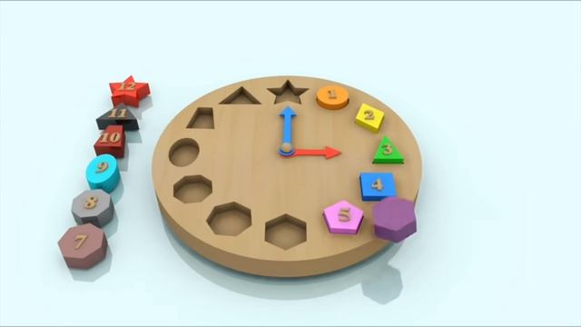 Часики - цифры - фигурки