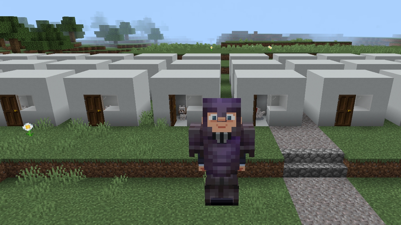 Мой младший брат спрятал в 30 собачек 9 с разноцветными ошейниками в майнкрафт {Белчёнок™}