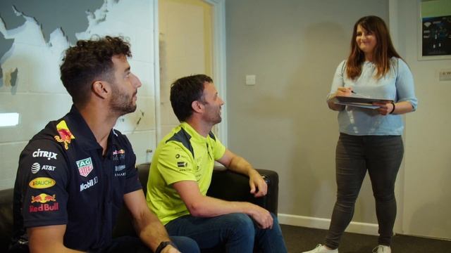 Part One: F1's Daniel Ricciardo vs WEC's Darren Turner | Aston Martin смотреть онлайн