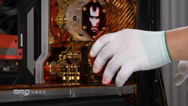 「BRO」4K PC Build Asus ROG Hyperion GR701 AMD 7950X3D & RX7900XTX Aqua Iron Man.ROG创世神红金钢铁侠主题#pcbuil
