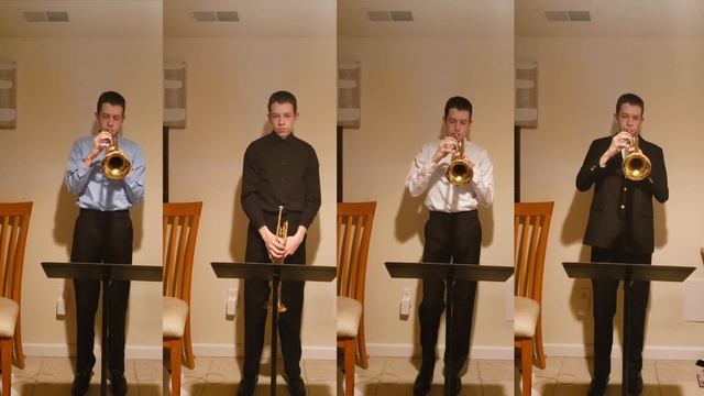 Mahler 3 Brass Chorale (trumpet quartet) смотреть онлайн
