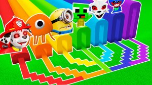 ПОЛУКРУГЛЫЕ ТОННЕЛИ ЩЕНЯЧИЙ ПАТРУЛЬ МАЙКИ ХАГГИ ВАГГИ СПИКЕР ВУМЕН В МАЙНКРАФТ ЗОМБАК