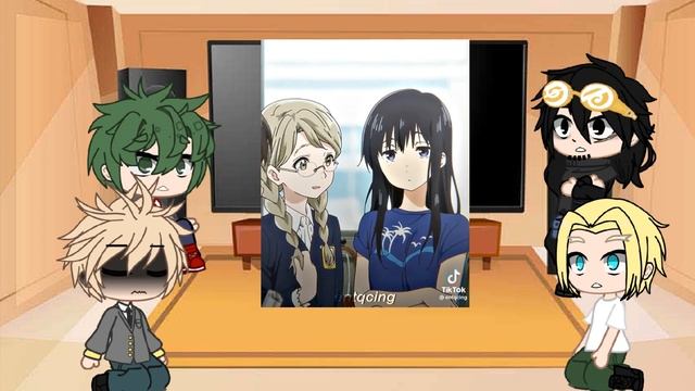 MHA React To Bakugou As Shouko (1/2) #asilentvoice #mha