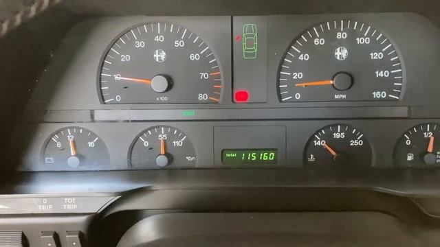 1995 Alfa Romeo 164Q Cold Start смотреть онлайн