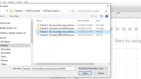 2D PLAXIS Classic Converter