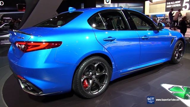2017 Alfa Romeo Giulia - Exterior Walkaround - 2017 Detroit Auto Show смотреть онлайн