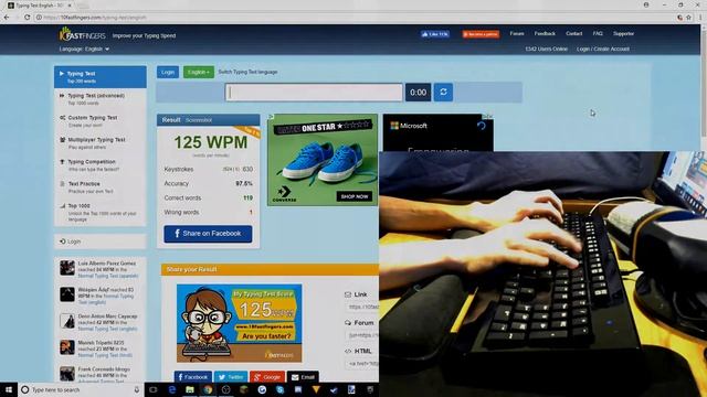 4 Minutes of Fast Typing on Cherry MX Blue Switches [Razer Blackwidow 2012] смотреть онлайн
