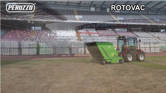 ROTOVAC Sweeper PERUZZO for different grounds. смотреть онлайн