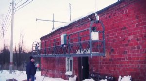 Испытание фасадной люльки ABSOLUT ZLP-630 платформа 10 метров