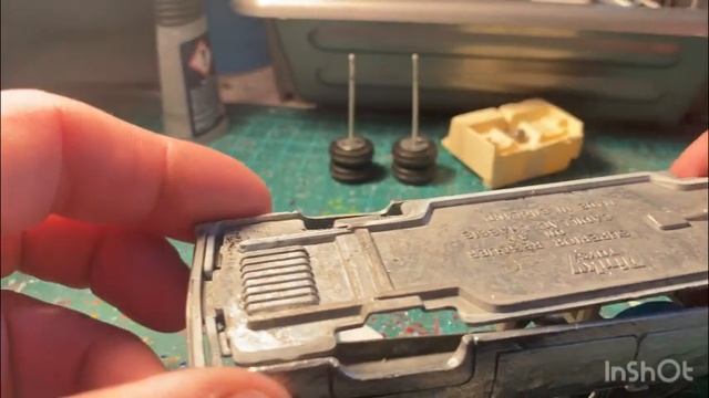 Build video of dinky toys Cadillac ambulance hearse conversion banger racing car смотреть онлайн