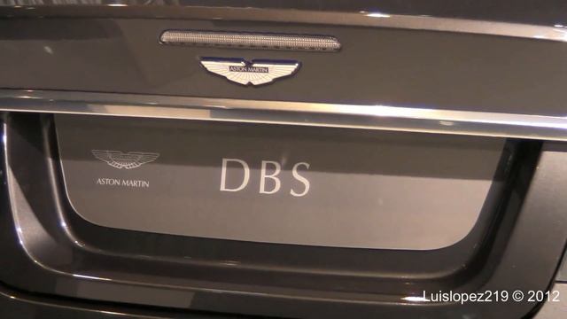Aston Martin DBS Volante Carbon Black Edition - Vienna Autoshow 2012 смотреть онлайн