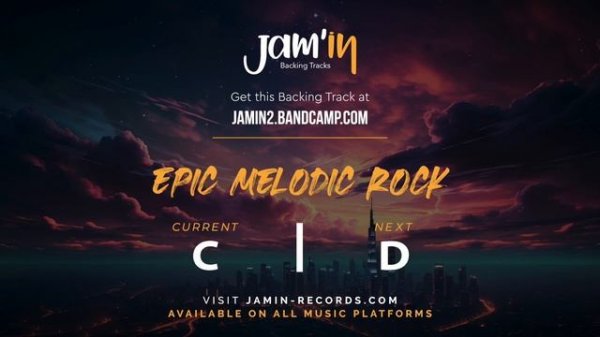 E minor Рок баллада гитарная минусовка / Epic Melodic Rock Guitar Backing Track in E Minor