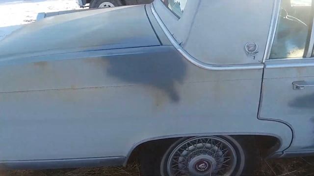 1987 Cadillac Brougham Deville 4 door project Low rider walkaround смотреть онлайн