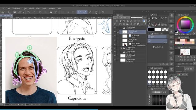 14-3. Drawing the Male Body with Geometric Shapes. РИСОВАНИЕ ПЕРСОНАЖА и РОМАНТИЧЕСКОЙ СЦЕНЫ смотреть онлайн