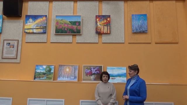 Открытие выставки творческих работ Галины Тырновой «Минуты вдохновения» смотреть онлайн