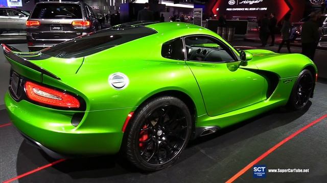 2017 Dodge Viper GT - Exterior and Interior Walkaround - 2017 Detroit Auto Show смотреть онлайн