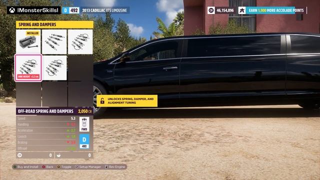 Forza Horizon 5 2013 Cadillac Limousine  Gameplay Customization #forzahorizon5  #fh5