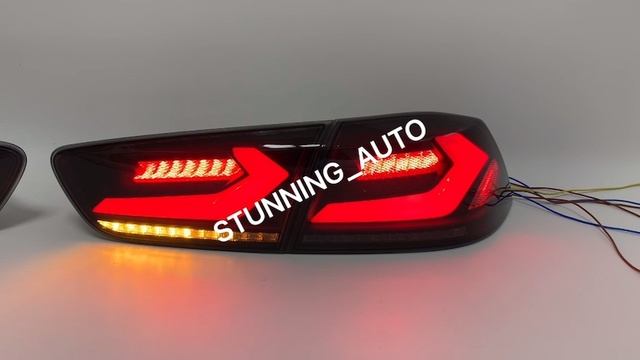 Фонари задние Mitsubishi Lancer 10 красочные смотреть онлайн