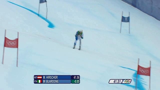 2010 Winter Olympics, Vancouver, GS, 1. Run, Blardone смотреть онлайн