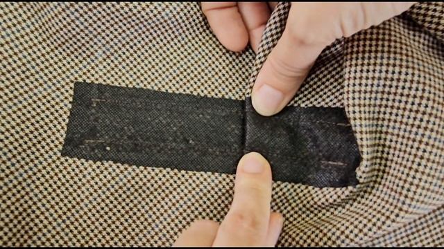 Обработка прорезного кармана с листочку с втачными концами смотреть онлайн