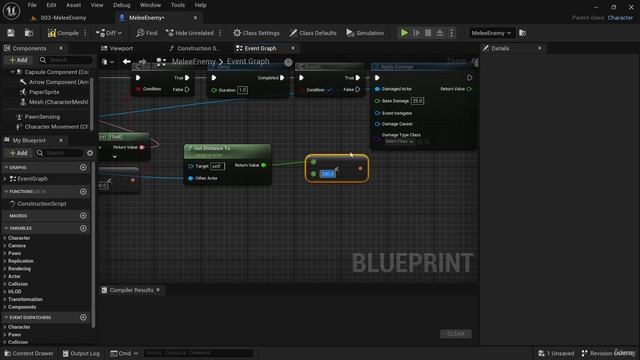 034. Making The Enemy Do Area Damage To The Player. Unreal Engine 5 смотреть онлайн