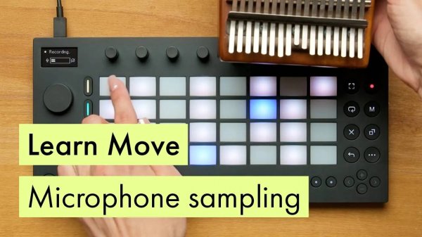 Ableton Move: Using Microphone to Record Samples