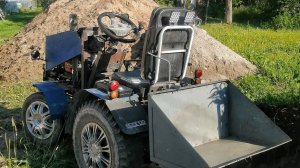 Электростартер на минитрактор классика с двигателем от мотоблока ЧАСТЬ 3 заключительная