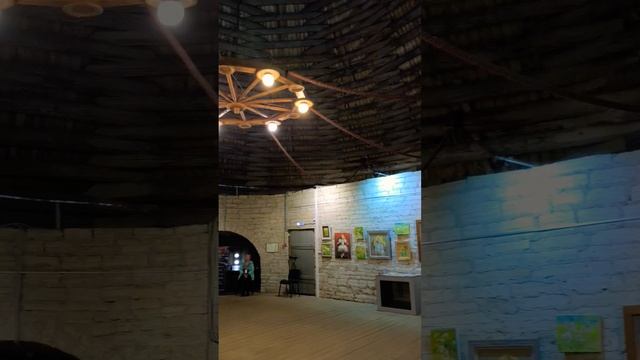 Климентовская башня изнутри в Староладожской крепости.