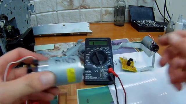 HP M 1536dnf. Крутит двигатель, не выходит в готовность. Ремонт. смотреть онлайн