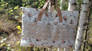 Как сшить сумку своими руками. Органайзер для рукоделия.