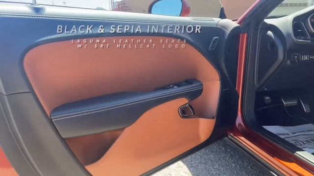 ‘22 Challenger HellCat WideBody in Sinamon stick w/ Black/ Sepia interior смотреть онлайн