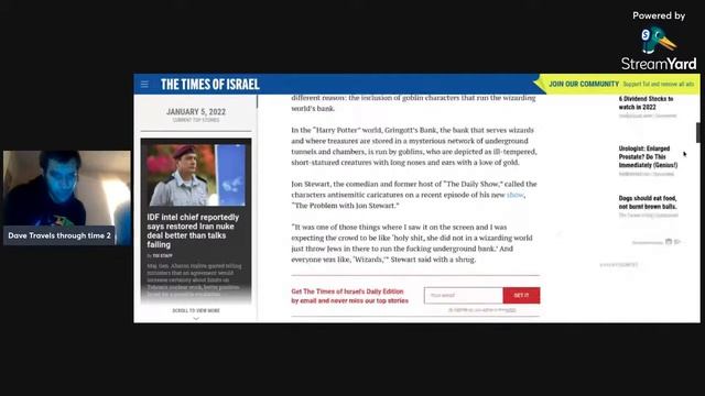 My rant on Jon Stewart saying The Gringotts Goblins from Harry Potter are Anti Semitic. смотреть онлайн