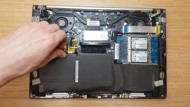 Asus UX32V Open Back Panel To Prepare For Cleaning Cooling System