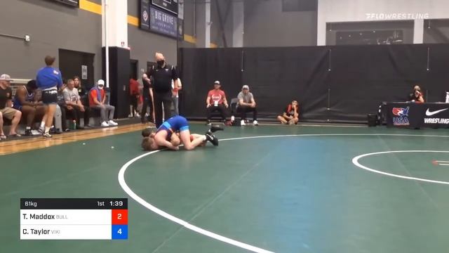 61 Kg Consolation - Thomas Maddox, Bulls Wrestling Club Vs Carson Taylor, Viking Wrestling Club (I смотреть онлайн