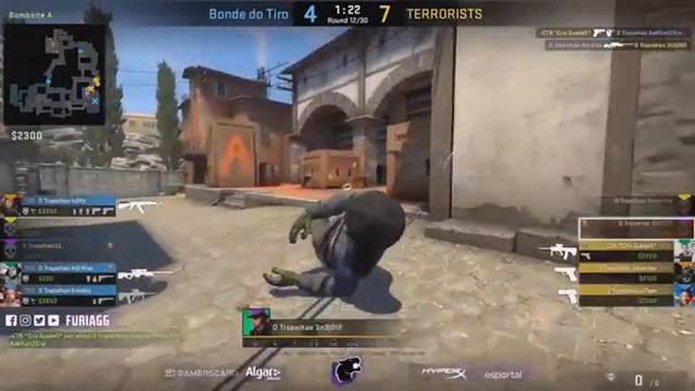Neymar Plays 5v5 vs Gabriel Jesus CSGO смотреть онлайн