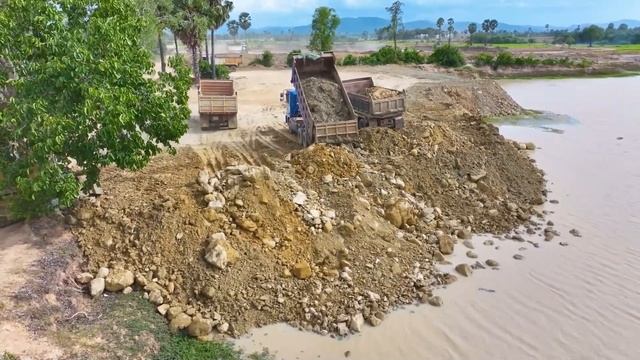 Строительство, засыпка, очередной участок