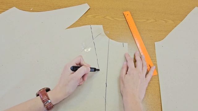 Построение и выкраивание подкладки. смотреть онлайн