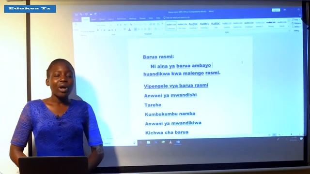 KISWAHILI DARASA LA VII BARUA YA KIRAFIKI NA BARUA RASMI смотреть онлайн