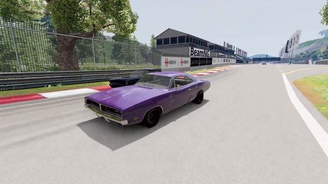 BeamNG.drive Classic Muscle Track Racing смотреть онлайн